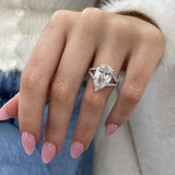 Aurelia Engagement Ring 5.80 Carat White Gold