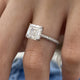 Elisabelle Engagement Ring 3.65 Carat White Gold
