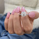 Elisabelle Engagement Ring 3.65 Carat White Gold