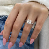 Elisabelle Engagement Ring 3.65 Carat White Gold