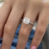 Elisabelle Engagement Ring 3.10 Carat White Gold