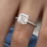 Elisabelle Engagement Ring 3.10 Carat White Gold