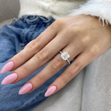 Elisabelle Engagement Ring 3.10 Carat White Gold