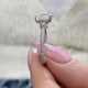 Solitaire with pave Band