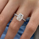 Carmella Engagement Ring 3.10 Carat White Gold