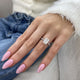 Carmella Engagement Ring 3.10 Carat White Gold