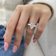 Elowen Engagement Ring 4.20 Carat White Gold