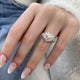Diamond Dome Ring 3.85 ct TCW, Rose Gold