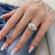 Diamond Dome Ring 3.05 ct TCW, Yellow Gold