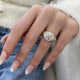 Diamond Dome Ring 3.05 ct TCW, Yellow Gold