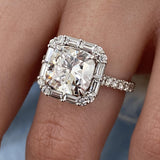 Nayeli Engagement Ring 3.95 Carat White Gold