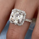 Nayeli Engagement Ring 3.95 Carat White Gold