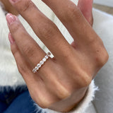 Diamond Stackable Fashion Ring 2.40 ct TCW, Rose Gold 14K