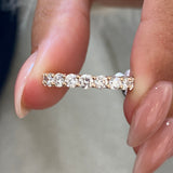 Diamond Stackable Fashion Ring 2.40 ct TCW, Rose Gold 14K
