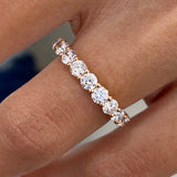 Diamond Eternity Ring 2.4 ct Rose Gold