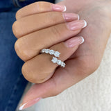Prong Band Ring Ring 1.7ct TCW, 14K Gold