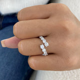 Prong Band Ring Ring 1.7ct TCW, 14K Gold