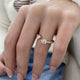 Diamond Statement Fashion Ring 1.10 ct TCW, Rose Gold 14K