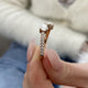 Diamond Statement Fashion Ring 1.10 ct TCW, Rose Gold 14K