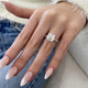 Isabetta Engagement Ring 4.60 Carat White Gold