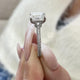 Solitaire with pave Band