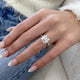 Isabetta Engagement Ring 4.60 Carat White Gold