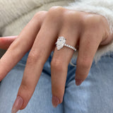 Solene Engagement Ring 2.35 Carat White Gold