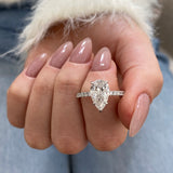 Solene Engagement Ring 2.35 Carat White Gold