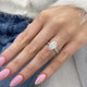 Solene Engagement Ring 2.35 Carat White Gold