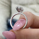Solene Engagement Ring 2.35 Carat White Gold