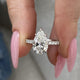 Solene Engagement Ring 2.35 Carat White Gold