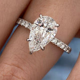 Solene Engagement Ring 2.35 Carat White Gold