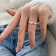 Diamond Stackable Fashion Ring 0.80 ct TCW, Yellow Gold 14K