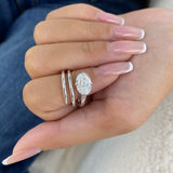 Evara Ring 2 ct TCW , Solid Gold 14k