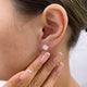 Diamond Stud Earrings 2 ct White Gold