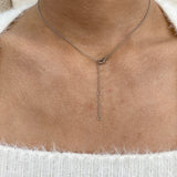 Diamond Pendant Necklace 1.3 ct White Gold