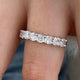 Diamond Half Eternity 1.57 Carat White Gold 14K