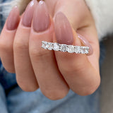 Diamond Half Eternity 1.57 Carat White Gold 14K