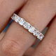 Diamond Band Ring 1.5 ct White Gold