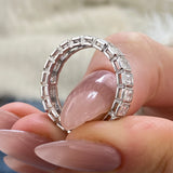 Diamond Eternity 2.87 Carat White Gold 14K