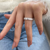 Diamond Eternity Ring 2.8 ct White Gold