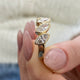 Diamond Band Ring 1.5 ct Yellow Gold