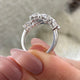 Diamond Open Ring 2.1 ct White Gold
