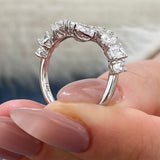 Diamond Open Band Ring 2.1 ct White Gold