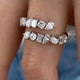 Diamond Wrap Ring 1.38 Carat White Gold 14K