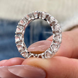 Diamond Eternity Ring 5 ct White Gold