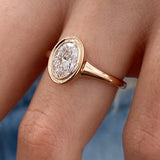 Solyn Ring 1 ct TCW , Solid Gold 14k
