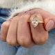 Arnala Ring 1 ct TCW , Solid Gold 14k