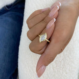 Stacy Ring 1 ct TCW , Solid Gold 14k
