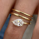 Tressa Diamond Engagement 1 Ring Yellow Gold 